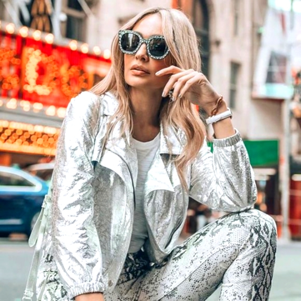Retro Style Rhinestone Stars Sunglasses